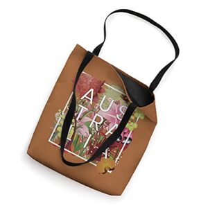 Flowers of Australia Word Art - Australian Pride Tote Bag