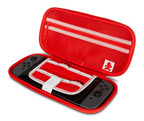 A Power Protection Case For Nintendo Switch or Nintendo Switch Lite - Mario Red/White, Protective Case, Gaming Case, Console Case (Nintendo Switch)