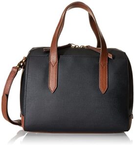 fossil womens sydney satchel, black multi, one size us