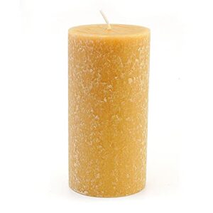 Root Candles Beeswax Blend Timberline Unscented Pillar Candle, 3 x 6-Inch, Butterscotch