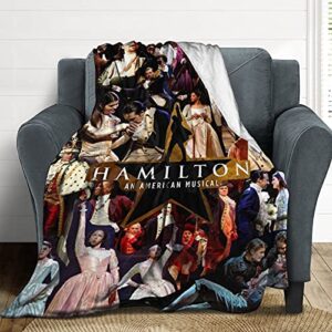 blanket musicals throw blanket ultra soft blankets warm lightweight flannel blanket for bedding sofa and travel all season 50″x40″