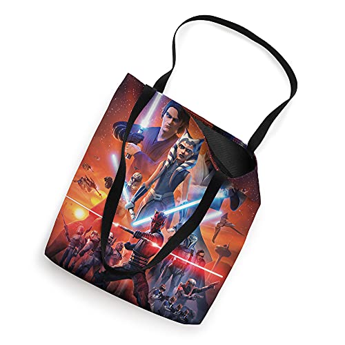 Star Wars The Clone Wars The Final Season Poster Tote Bag