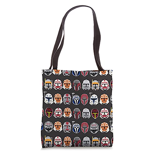 Star Wars The Clone Wars Trooper Helmet Pattern Tote Bag