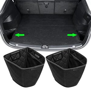 showev tesla model y trunk side storage organizer bins protector pocket for tesla model y 2020 2021 2022 accessories