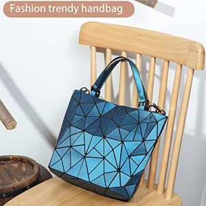 Luminous Geometric Messenger Bagwallet Handbag Shoulder Bag Hologram,Zipper Closure,Suitable For Women