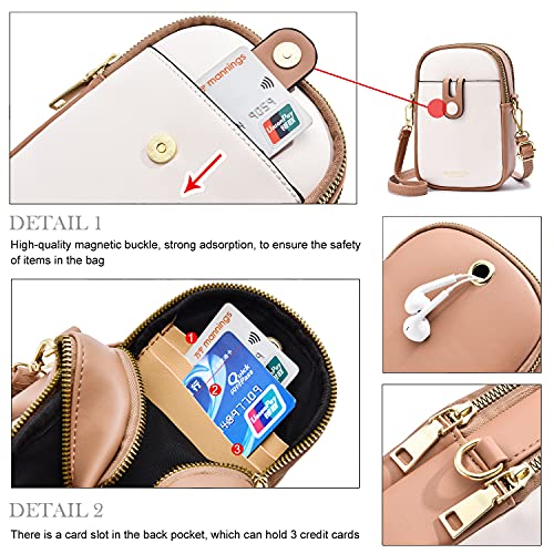 CROJUYI Small Crossbody Bags Shoulder Bag for Women Ladies Cell Phone Wallet Purse and Handbag