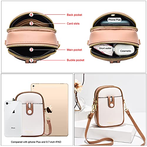 CROJUYI Small Crossbody Bags Shoulder Bag for Women Ladies Cell Phone Wallet Purse and Handbag