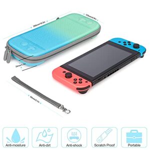 HPJYJ Carry Case for Nintendo Switch, 10 Game Cartridges, Protective Case for Nintendo Switch, Nintendo Switch Bag, Carrying Case Compatible with Switch Console & Accessories