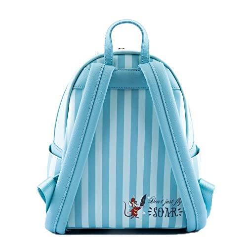 Loungefly Disney Dumbo 80th Anniversary Don't Just Fly Soar Womens Double Strap Shoulder Bag Purse