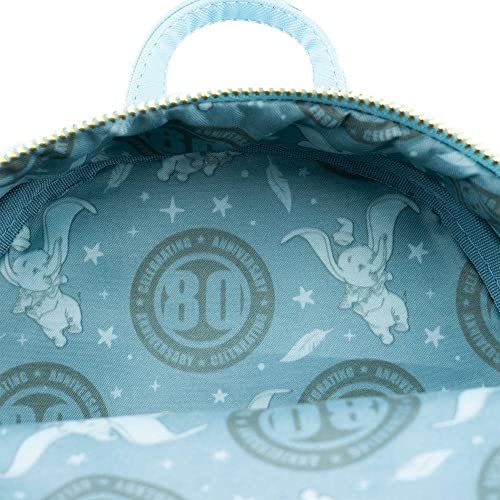 Loungefly Disney Dumbo 80th Anniversary Don't Just Fly Soar Womens Double Strap Shoulder Bag Purse