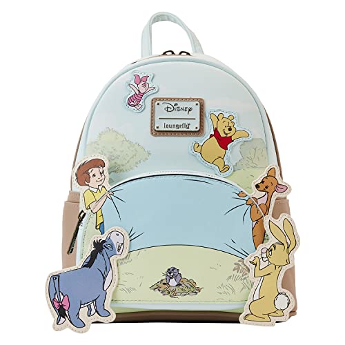 Loungefly Disney Winnie the Poof 95th Anniversay Celebration Toss Womens Double Strap Shoulder Bag Purse