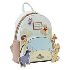 Loungefly Disney Winnie the Poof 95th Anniversay Celebration Toss Womens Double Strap Shoulder Bag Purse