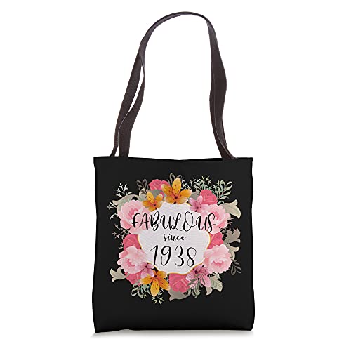 Women 85 Years Old Fabulous Since 1938 Happy 85th Birthday Tote Bag