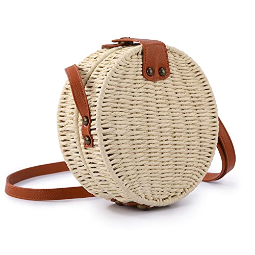 Straw Beach Purses Tote Bags For Women Shoulder Bag Summer Small Accessories Clear Beige Clutch Purse Cute Trendy Gifts Phone Bag And Wallet Cross Body Handbags Strap Crossbody For Women (cgy,beige)