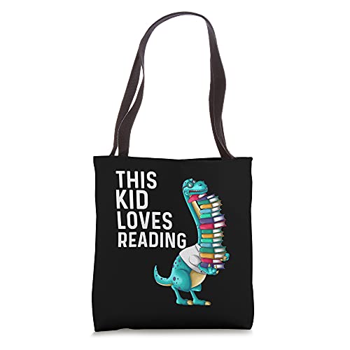 Funny Reading Books Gift For Kids Boys Girls Story Reader Tote Bag