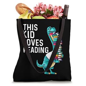 Funny Reading Books Gift For Kids Boys Girls Story Reader Tote Bag