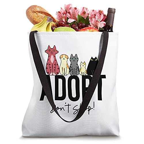 Adopt Don't Shop Cats Tote Bag