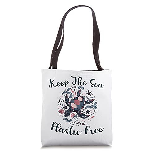 Turtle Keep The Sea Plastic Free Tote Bag