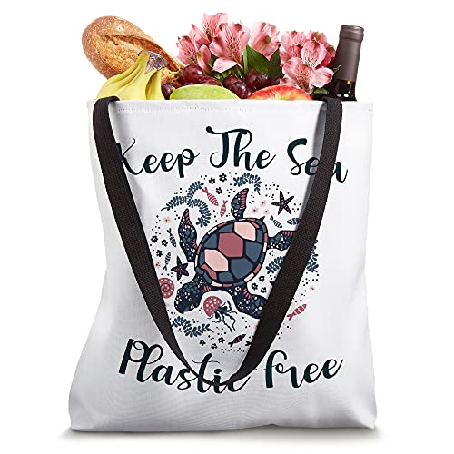 Turtle Keep The Sea Plastic Free Tote Bag
