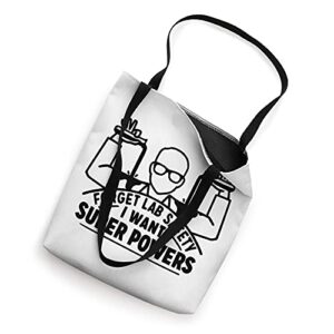 Chemistry Lab Super Powers Scientist Student or Teacher Tote Bag