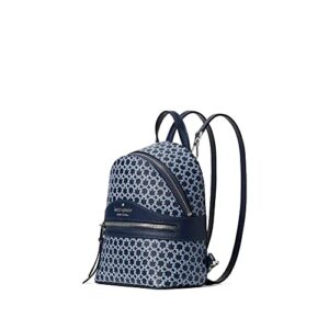 kate spade backpack handbag spade link mini backpack (blue multi)