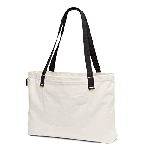 Columbia Unisex Camp Henry Tote, Undyed Canvas/Black Logo, One Size