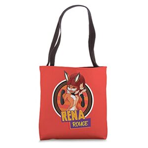 miraculous collection rena rouge badge tote bag