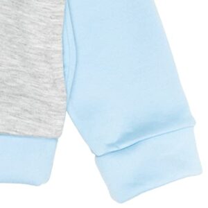 Bluey Bingo Mom Toddler Boys Fleece Hoodie Light Blue/Grey 5T