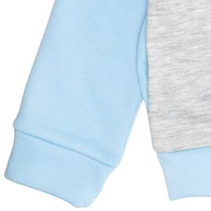 Bluey Bingo Mom Toddler Boys Fleece Hoodie Light Blue/Grey 5T