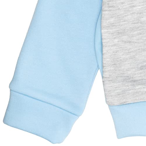 Bluey Bingo Mom Toddler Boys Fleece Hoodie Light Blue/Grey 5T