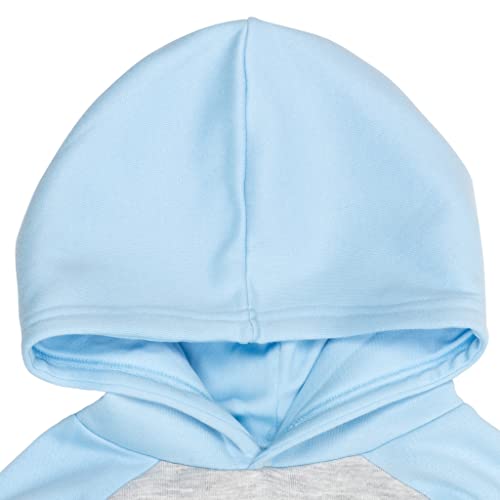 Bluey Bingo Mom Toddler Boys Fleece Hoodie Light Blue/Grey 5T