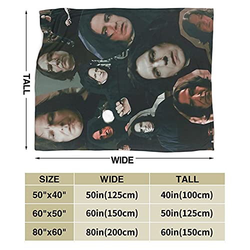 Alan Rickman Soft and Comfortable Wool Fleece Throw Blankets Yoga Blanket Beach Blanket Suitable for Home and Tourist Camping