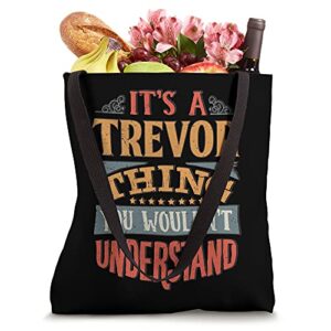 Trevor Name Tote Bag