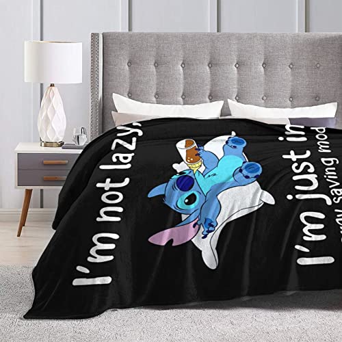 Flannel Blanket Soft Comfortable and Throw Warm Blanket Fits Couch Sofa Bedroom Living Room Suitable for Kids Adults 50"x40"