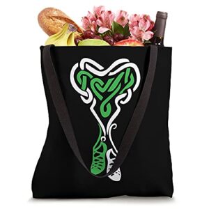 Irish Step Dancing Celtic Knot Heart Tote Bag
