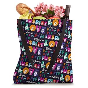 ASL Teacher Inspire Deaf Pride Sign Language Interpreter Tote Bag