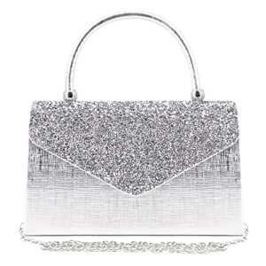 naimo glitter rhinestone flap evening bag top-handle clutch wedding prom party tote purse envelop handbag