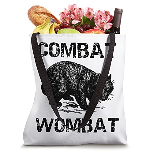 Funny Marsupial Combat Wombat Tote Bag