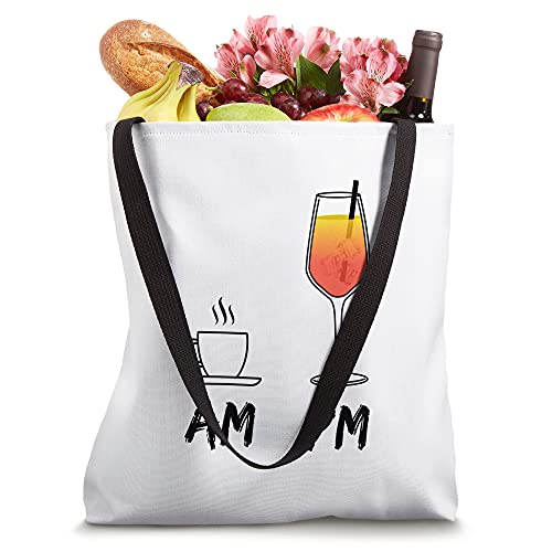 AM coffee tea and PM Spritz - I love Aperol - favorite drink Tote Bag