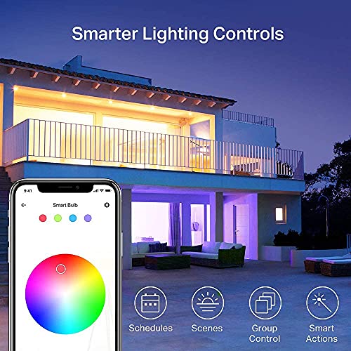 Kasa Smart Bulb, 1000 Lumens Full Color Changing Dimmable Smart WiFi Light Bulb Compatible with Alexa and Google Home, 11W, A19, 2.4Ghz only, No Hub Required, A Certified for Humans Device (KL135P2)