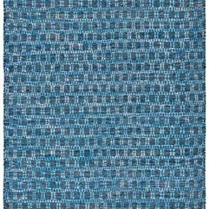 Safavieh Kilim Collection 5' x 8' Blue/Black KLM377M Flatweave Premium Wool Living Room Dining Bedroom Area Rug