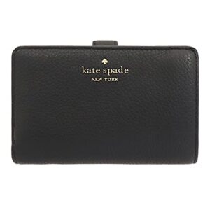 kate spade new york leila medium compact bifold wallet leather black