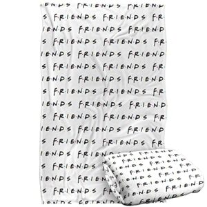 friends logo repeat silky touch super soft throw blanket 36″ x 58″