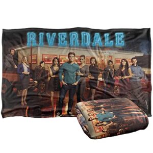 riverdale up at pops silky touch super soft throw blanket 36″ x 58″