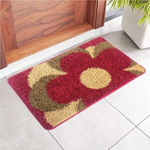 heeneeso f21 entryway rug welcome mat front door mats for inside entry indoor door mat machine washable non slip for doorway/kitchen/bathroom/laundry room