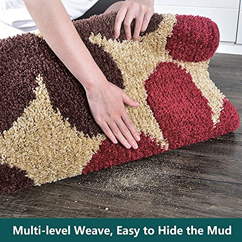 Heeneeso F21 Entryway Rug Welcome Mat Front Door Mats for Inside Entry Indoor Door Mat Machine Washable Non Slip for Doorway/Kitchen/Bathroom/Laundry Room