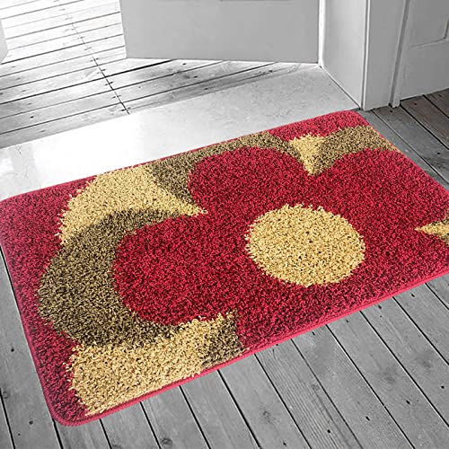 Heeneeso F31 Entryway Rug Welcome Mat Front Door Mats for Inside Entry Indoor Door Mat Machine Washable Non Slip for Doorway/Kitchen/Bathroom/Laundry Room