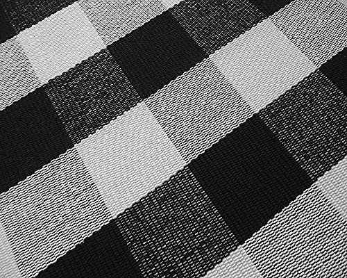 Levinis Buffalo Check Rug - Cotton Washable Porch Rugs Durable and Washable Outdoor Rugs Door Mat Hand-Woven Buffalo Plaid Rug for Outdoor/Kitchen/Bathroom/Entry Way/Bedroom, 23.6" x 35.4"