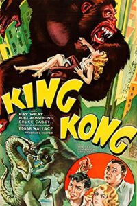 king kong 1933 rko studio retro vintage classic hollywood film giant ape monkey kaiju horror movie poster monster merchandise original king kong poster fay wray cool wall decor art print poster 24×36
