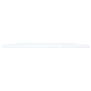 (Fast Delivery) Wall Mounted Floating Shelves, Display Ledge, Storage Rack for Room/ Kitchen /Office Bookshelf Boards 4 pcs White 31.5"x15.7"x0.6" Chipboard